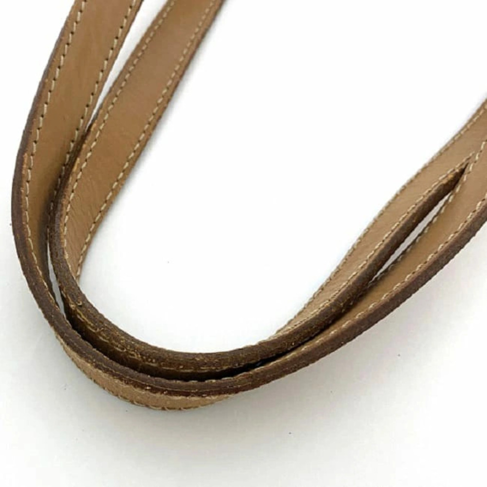 Celine Tote Bag Brown Beige Macadam Leather Shoulder All over Logo - Picture 8 of 10